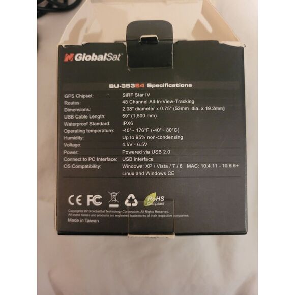USGlobalsat USG-BU353 GPS Receiver X2 - Picture 3 of 3
